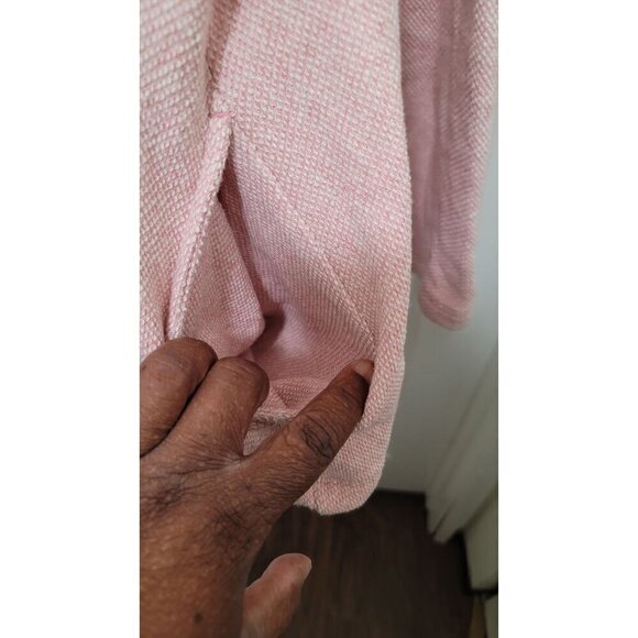 Gap Maternity Nursing Womens Cozy Pink Snap-Button Sweater Jacket Size L - Picture 9 of 10